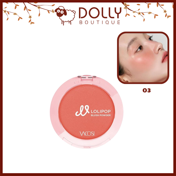 Phấn Má Hồng Vacosi Lolipop All Day Blush 5.6g