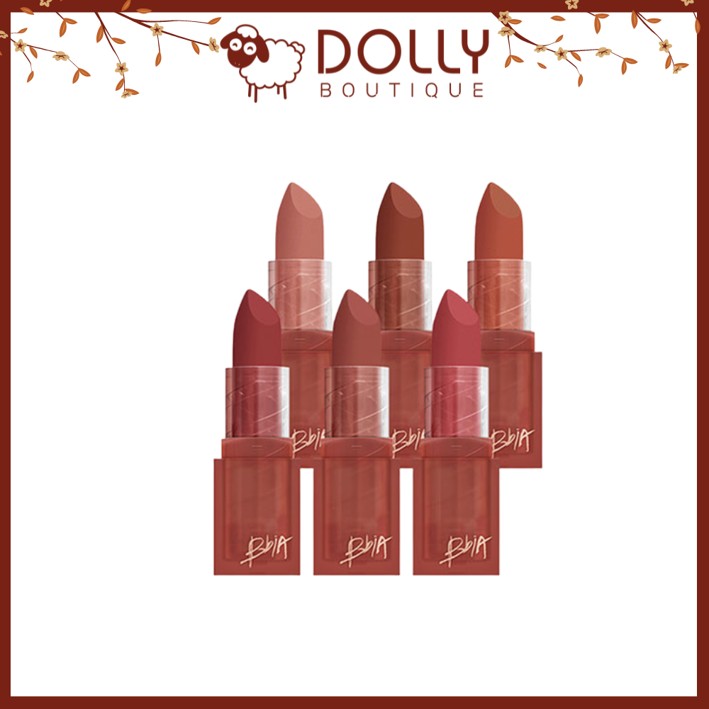 Son Thỏi Lì Bbia Last Powder Lipstick #No.03 Just Smile ( Màu Cam Đất ) - 3.5g