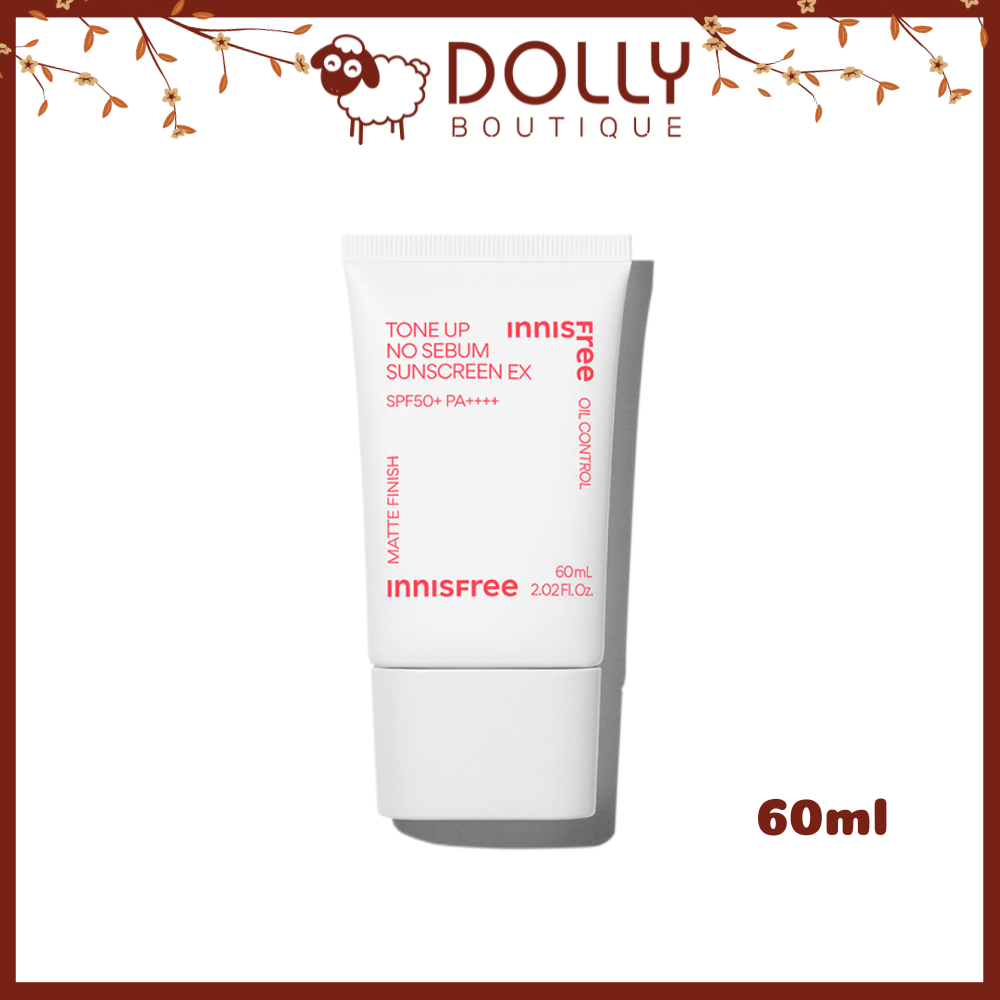 Kem Chống Nắng Innisfree Tone Up No Sebum Sunscreen SPF50+ PA++++ 60ml
