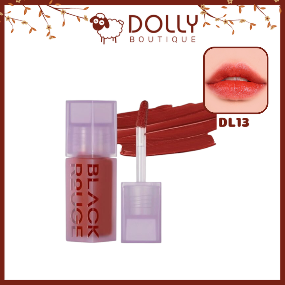 Son Kem Black Rouge Double Layer Over Velvet Ver 2 #DL13 Gothic Jujube ( Đỏ Gạch ) - 4.1g