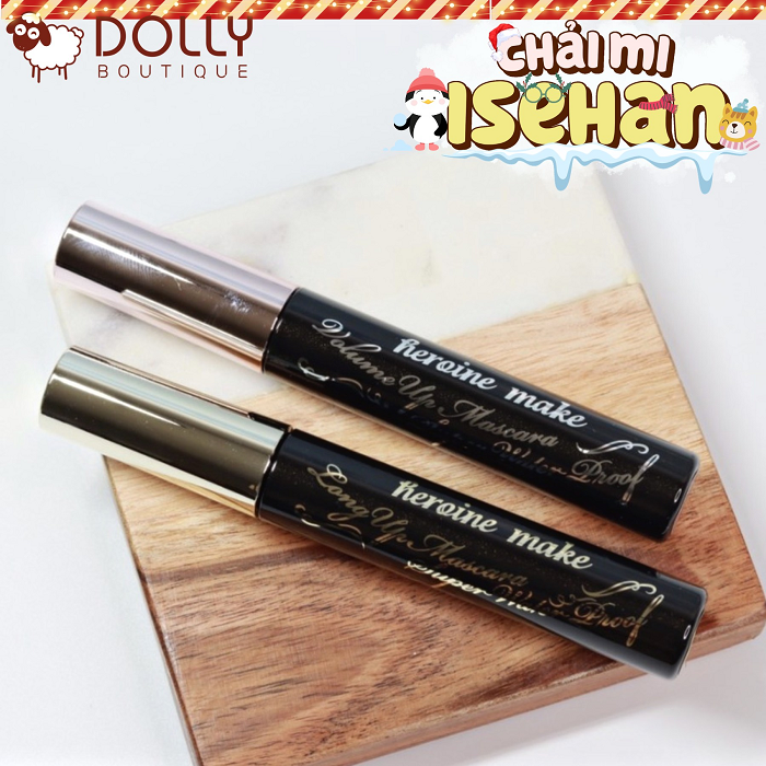 Chải Mi Làm Cong Và Dày Mi Kiss Me Heroine Make Long Up Mascara Super Waterproof - 6g