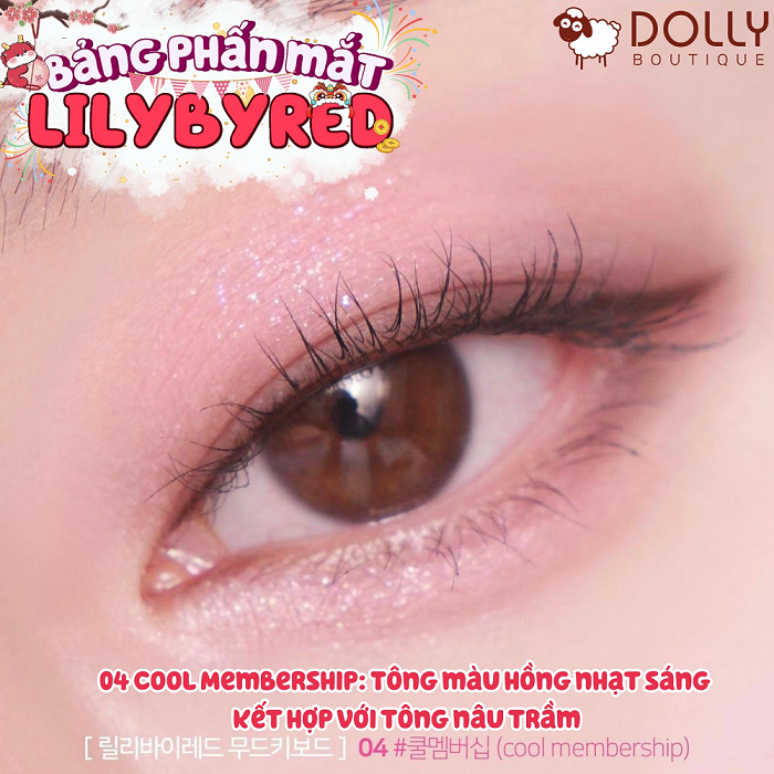 Bảng Phấn Mắt Đa Hiệu Ứng Lilybyred Cupid Club Eyeshadow #04 Cool Membership - 10.5g