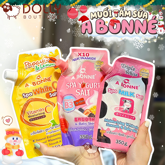 Muối Tắm Trắng Và Tẩy Tế Bào Chết A Bonné Spa Yogurt Salt - 350g