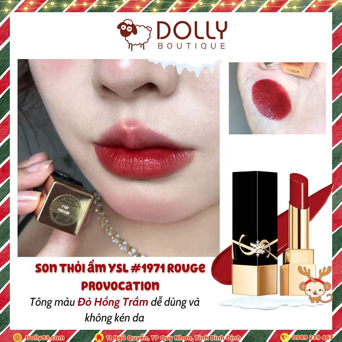 Son Thỏi YSL Rouge Couture Pour The Bold #1971 Rouge Provocation