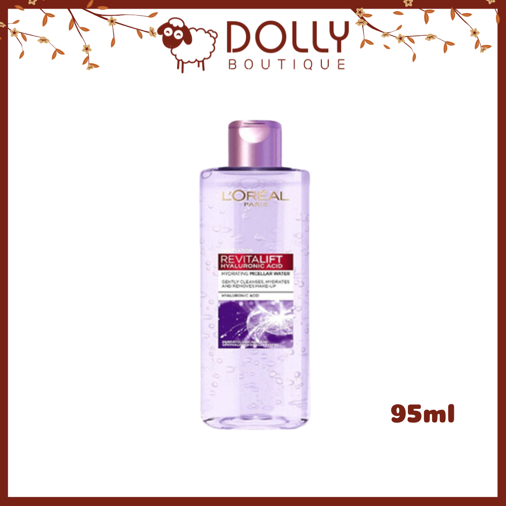 Nước Tẩy Trang Làm Sạch Và Dưỡng Ẩm L'Oreal Revitalift Hyaluronic Acid Hydrating Micellar Water - 95ml