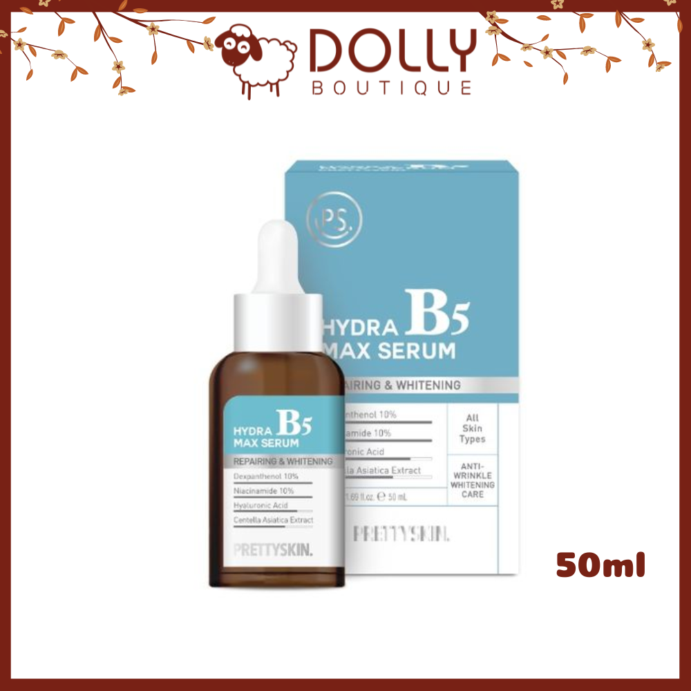 Tinh Chất Phục Hồi, Dưỡng Trắng Da Pretty Skin Hydra B5 Max Serum - 50ml