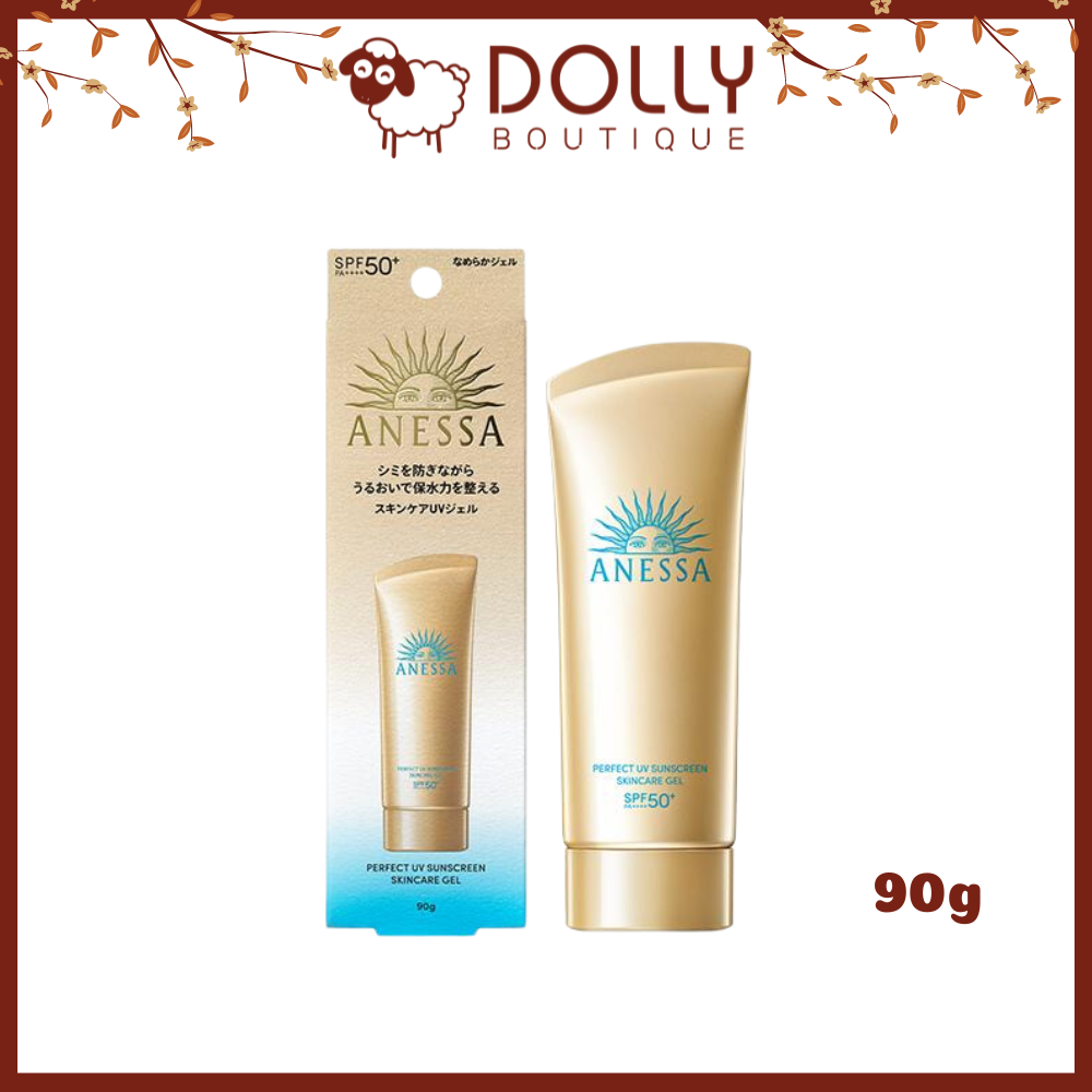 Gel Chống Nắng Anessa Dưỡng Ẩm Anessa Perfect UV Sunscreen Skincare Gel SPF50+/PA++++ 90g