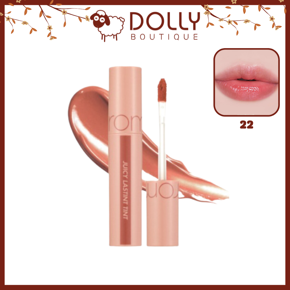 Son Tint Bóng Romand Juicy Lasting Tint 22 Pomelo Skin
