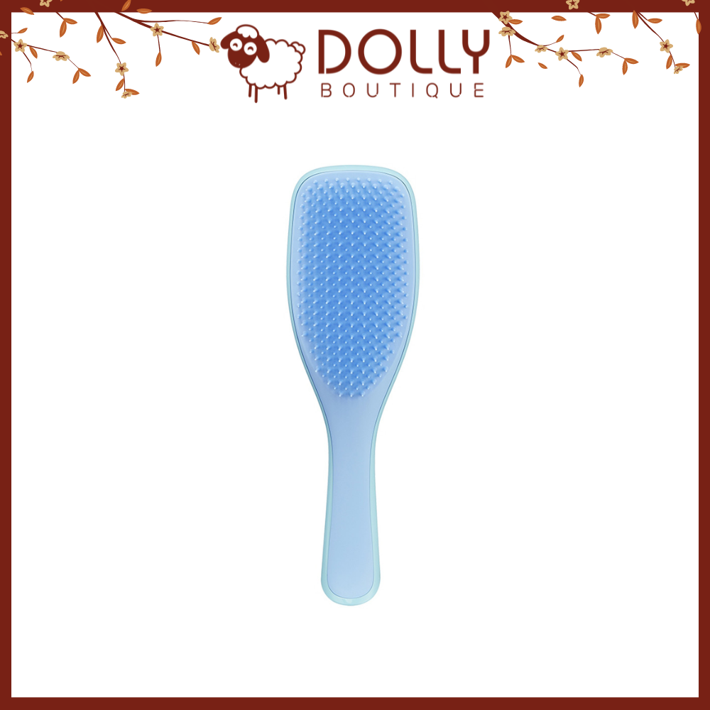 Lược Gỡ Rối Giảm Gãy Rụng Tangle Teezer The Wet Detangler Denim Blue Hairbrush (Xanh Biển)
