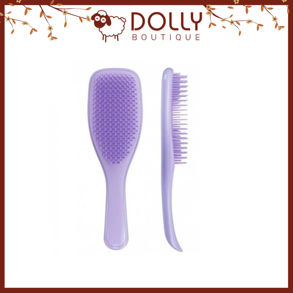 Lược Chải Tóc Ướt Giảm Gãy Rụng Tangle Teezer The Wet Detangler Purple Passion Hairbrush (Tím Đậm)