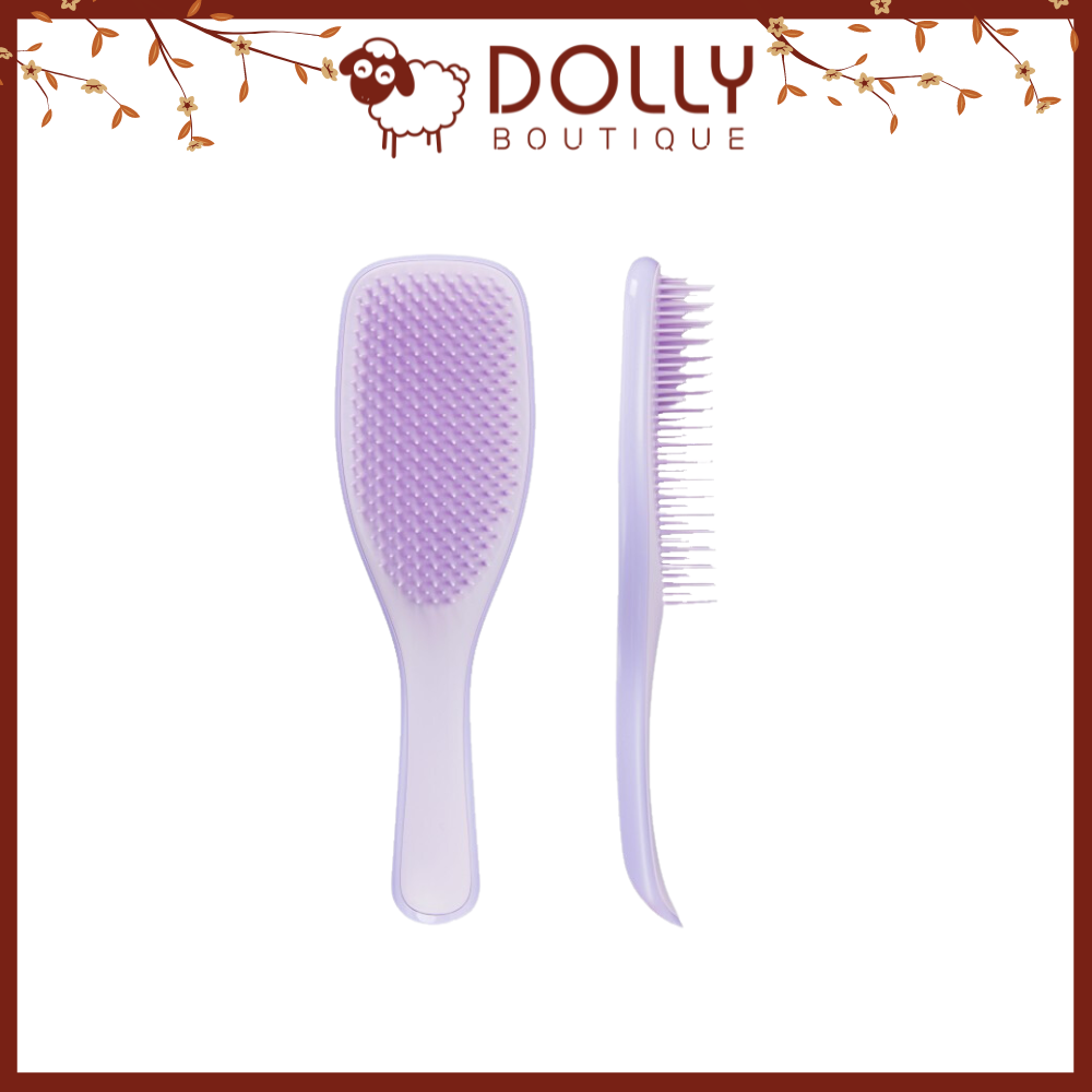 Lược Chải Tóc Ướt Giảm Gãy Rụng Tangle Teezer The Wet Detangler Hypnotic Heather Hairbrush (Tím Nhạt)