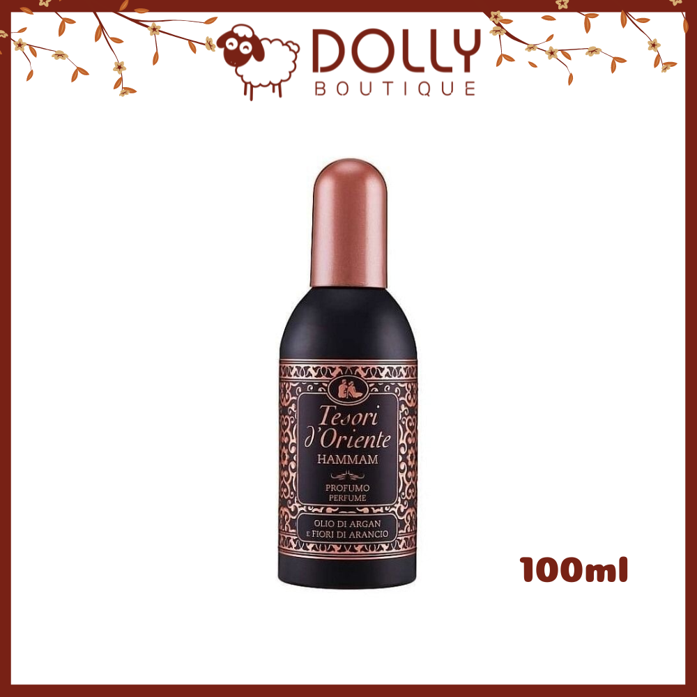 Nước Hoa Hương Tinh Dầu Argan Tesori D'Oriente Hammam Perfume - 100ml