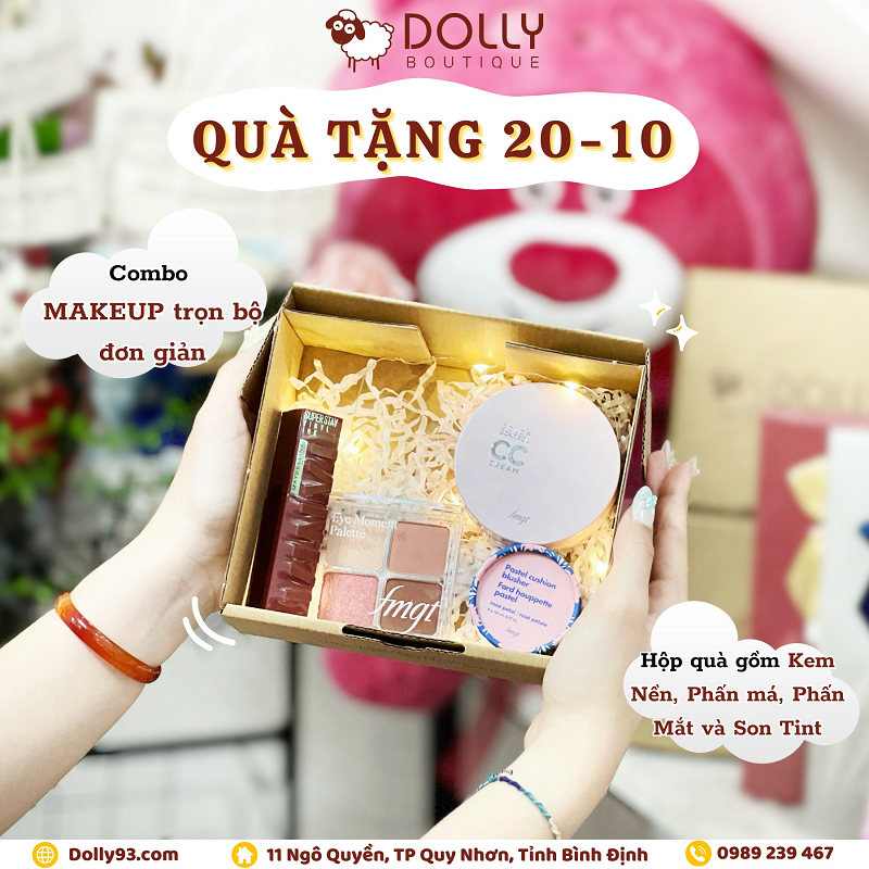 Bảng Phấn Mắt 4 ô TheFaceshop Eye Moment Palette 03 Rosy Burgundy