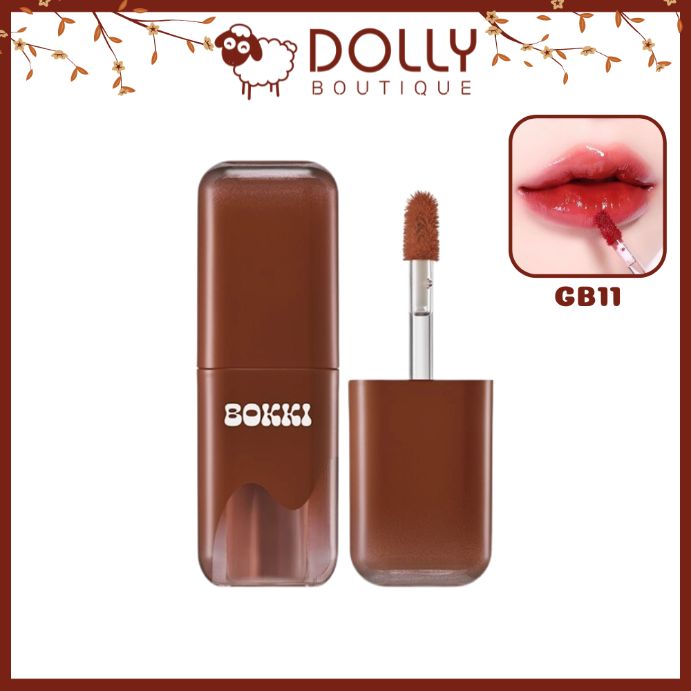 Son Kem Dạng Tint Bóng Black Rouge Glow Bokki Tint #GB11 Mauve Brick (Nâu Gạch Đỏ)