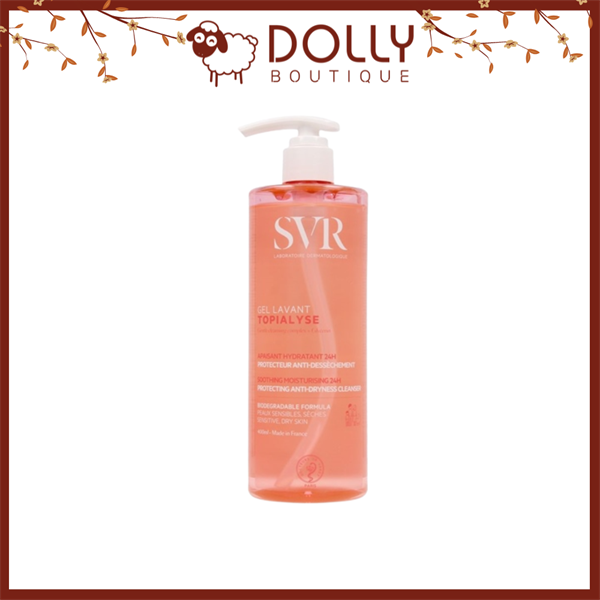 Gel Rửa Mặt Dành Cho Da Nhạy Cảm Và Da Khô SVR Topialyse Gel Lavant Cleansing