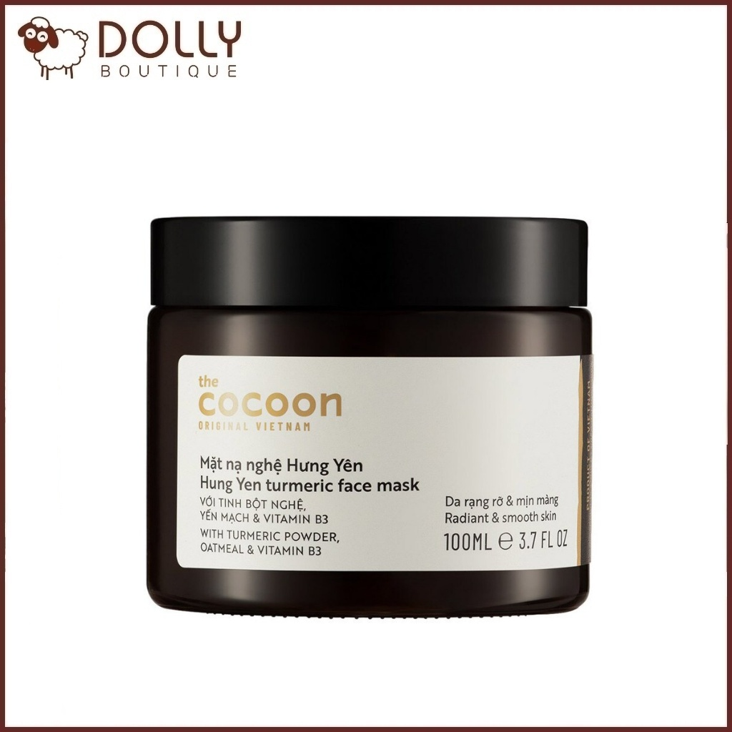 Mặt Nạ Nghệ Hưng Yên Cocoon Giúp Da Rạng Rỡ Mịn Màng 100ml