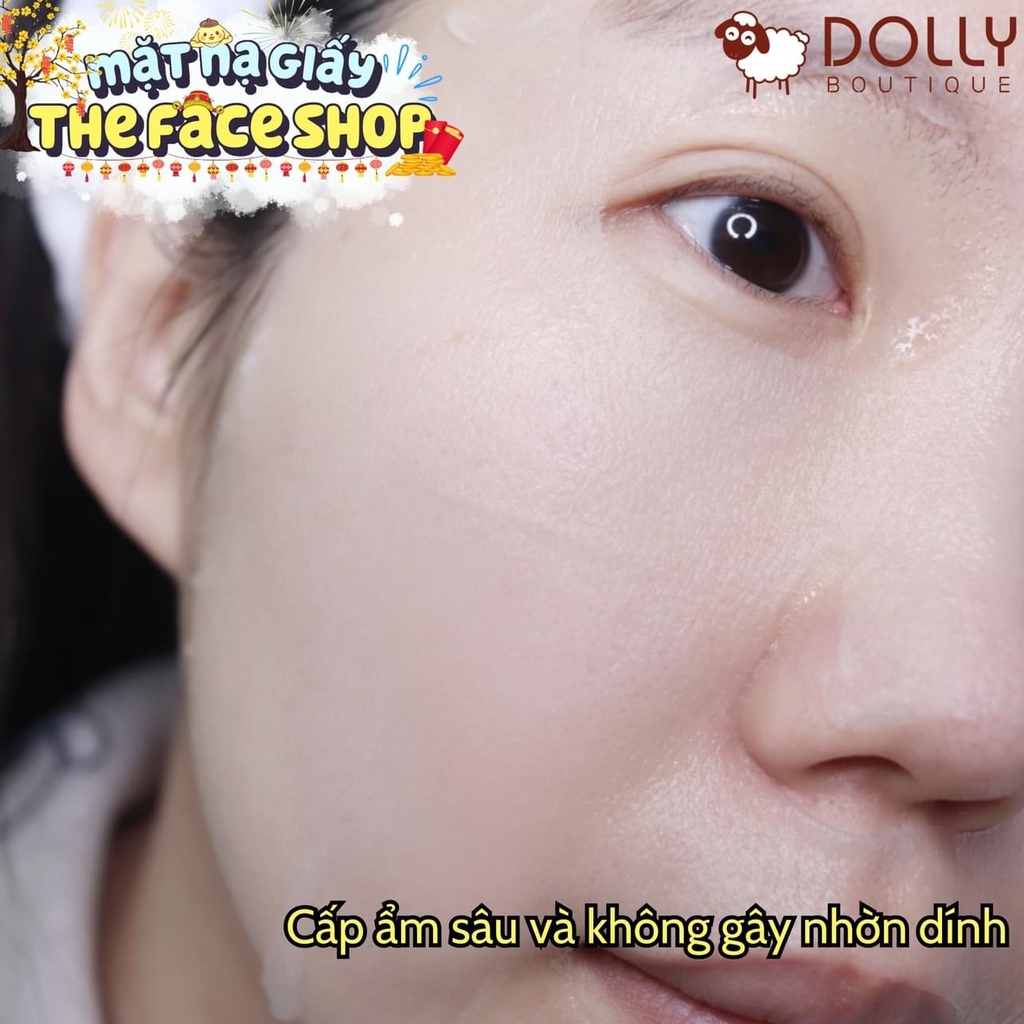 Mặt Nạ Giấy Tăng Cường Làm Sáng Da The Face Shop The solution Double Up Brightening Face Mask - 20ml