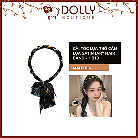 Cài tóc lụa thổ cẩm lụa satin Jary Hair Band - HB13