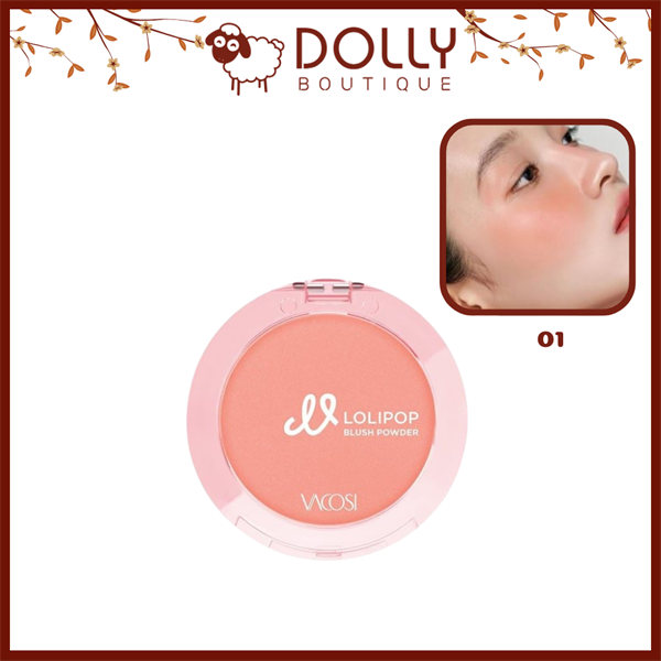 Phấn Má Hồng Vacosi Lolipop All Day Blush 5.6g