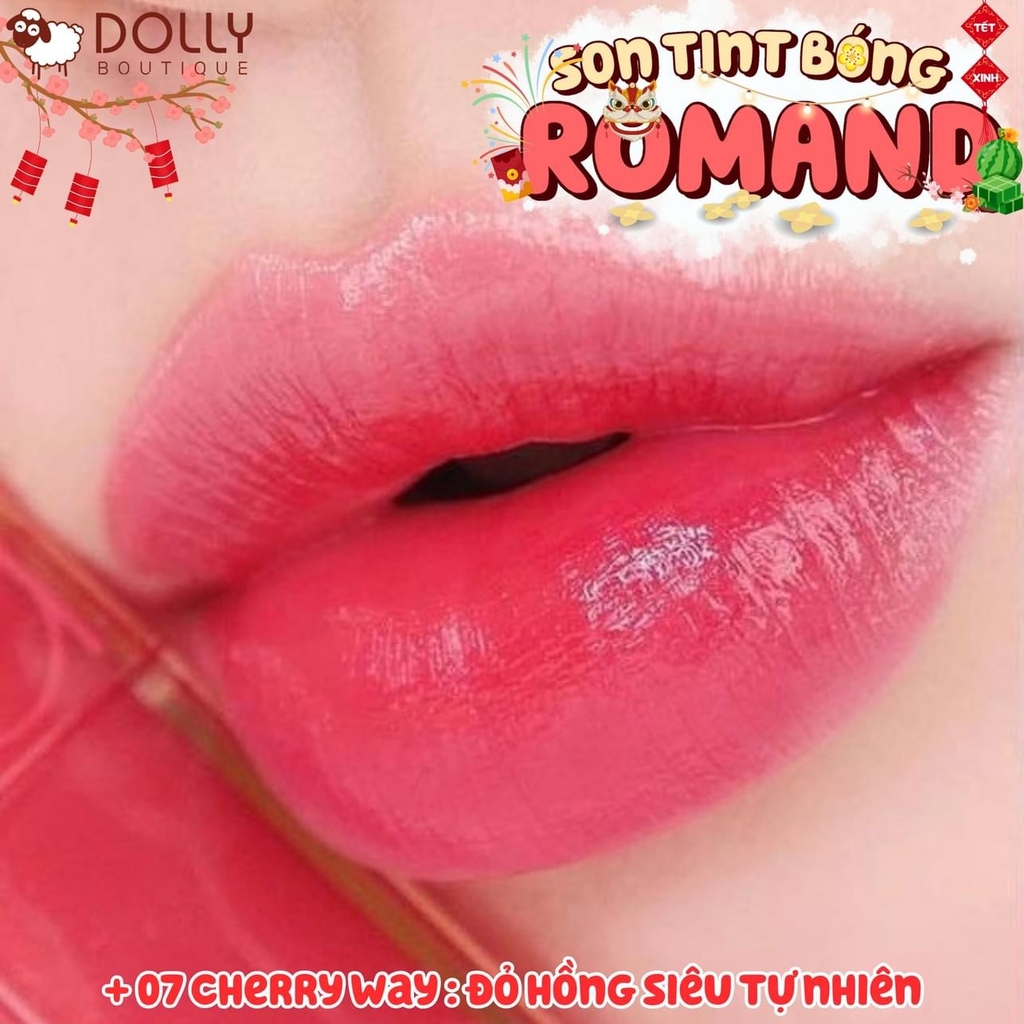 Son Tint Romand Dewyful Water Tint 5g - 07 Cherry Way (Màu Đỏ Cherry)