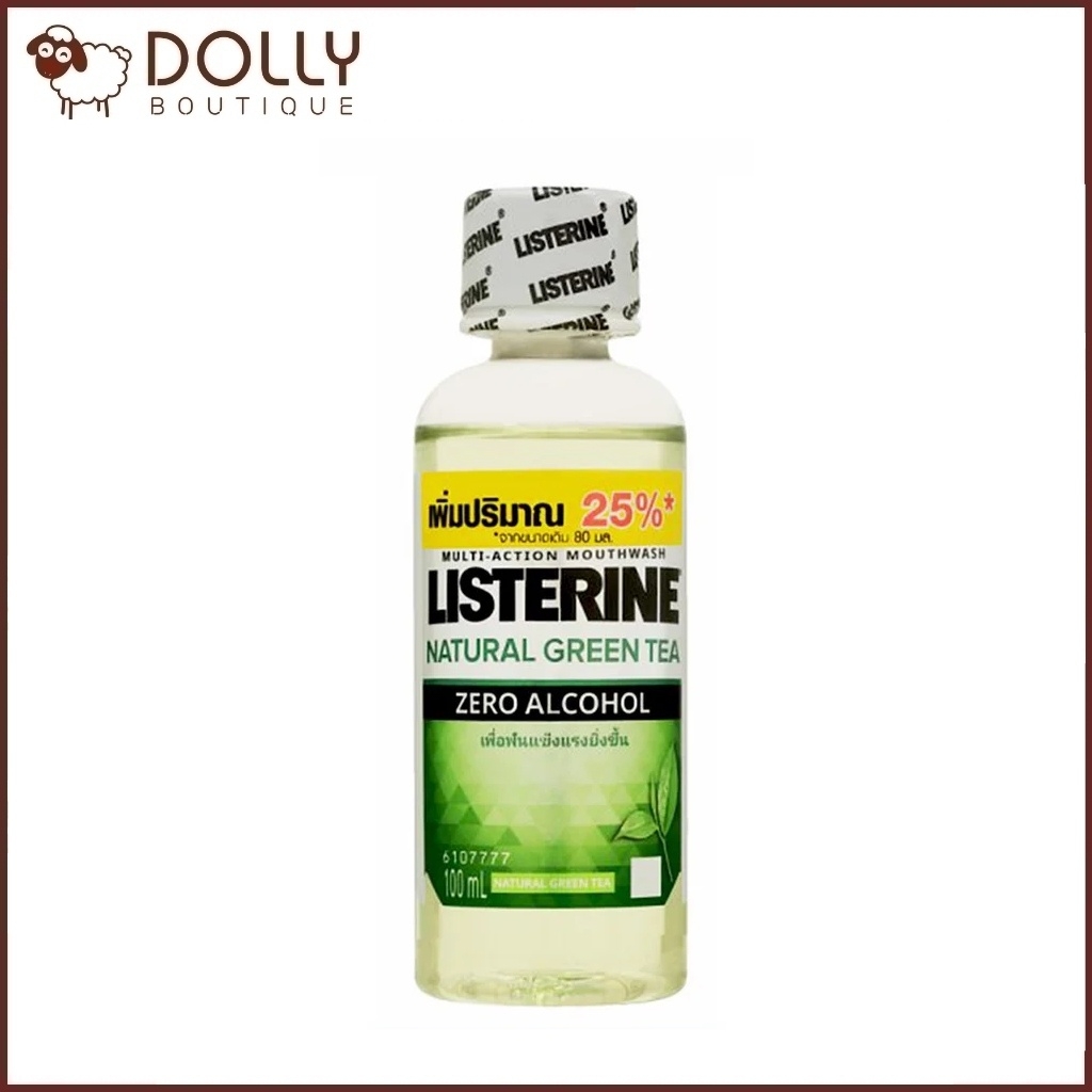 Nước súc miệng Listerine Cool Mint / Green Tea Zero Alcohol 100ml [ không cay]