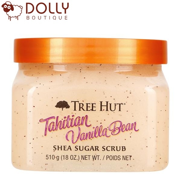Tẩy Da Chết Cơ Thể Tree Hut Shea Sugar Scrub - Tahitian Vanilla Bean 510gr