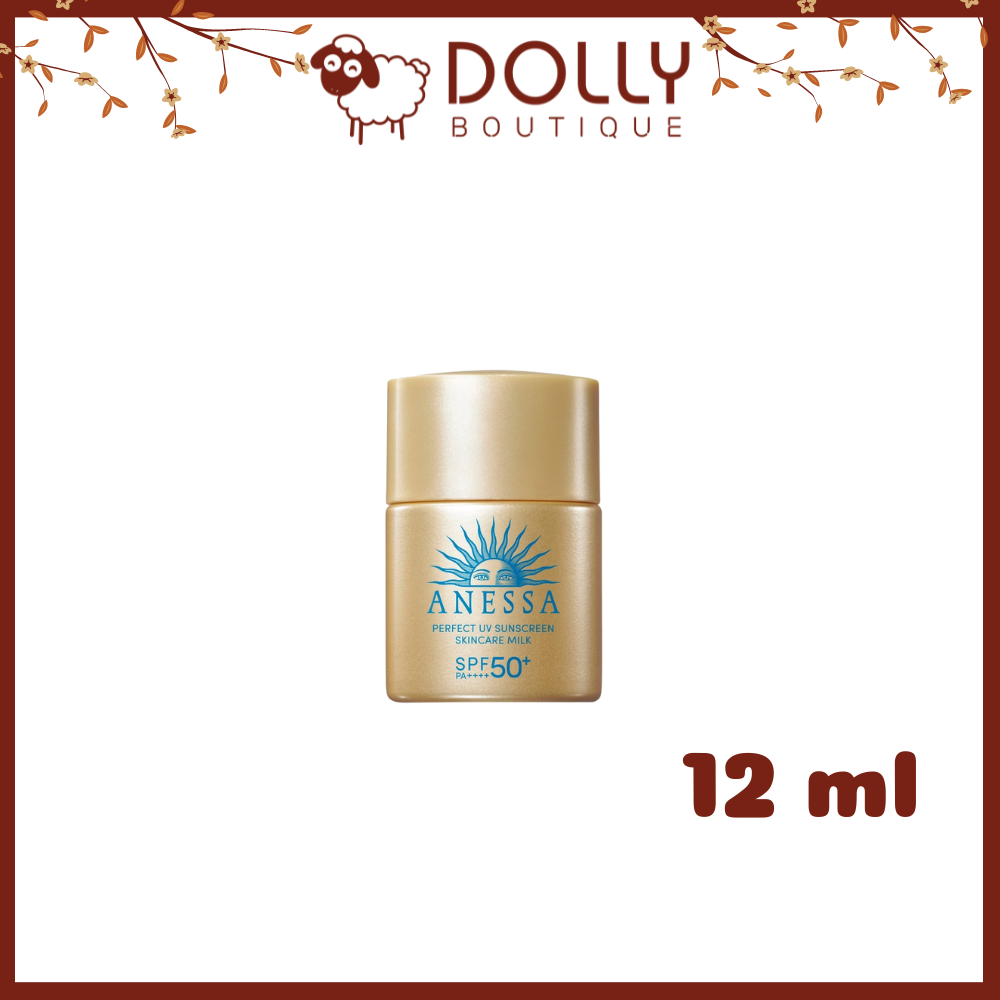 Sữa Chống Nắng Dưỡng Da, Kiềm Dầu Anessa Perfect UV Sunscreen Skincare Milk SPF50+/PA++++  12ml