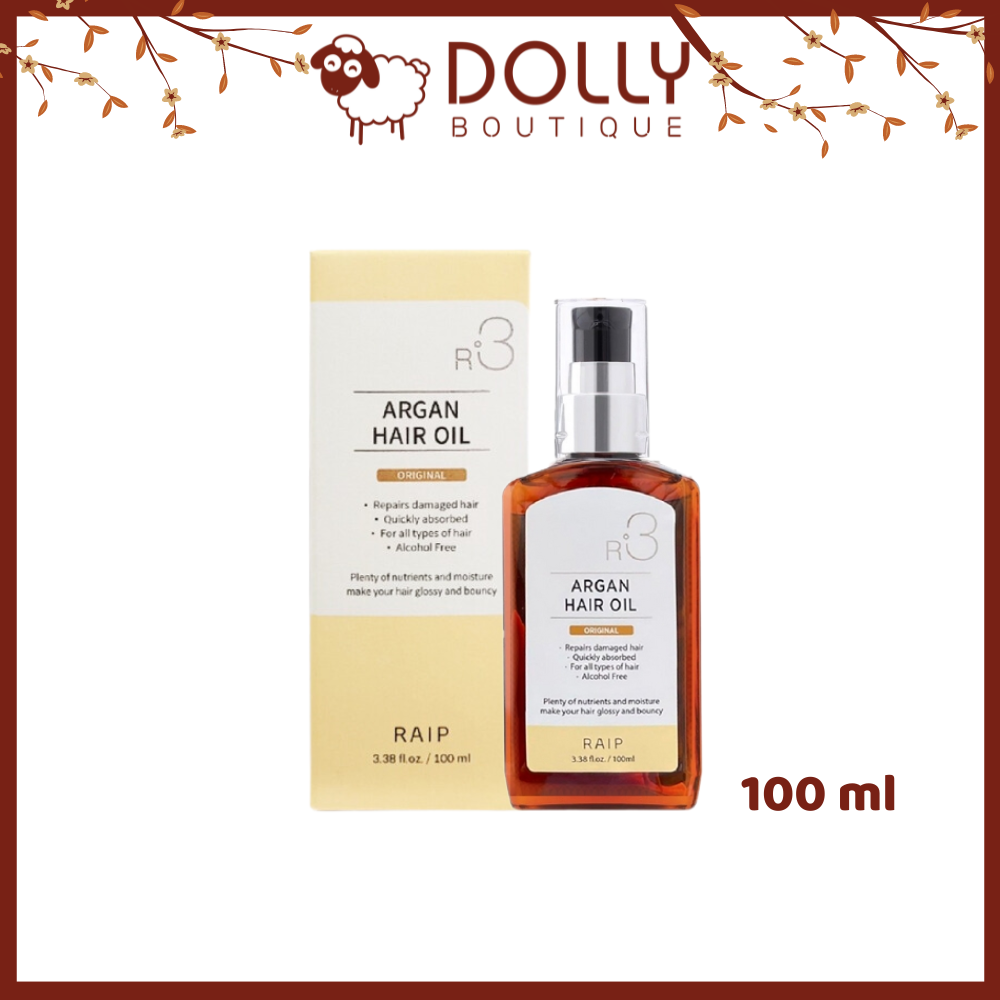 Dầu Dưỡng Tóc  Raip R3 Argan Hair Oil Orginal 100ml