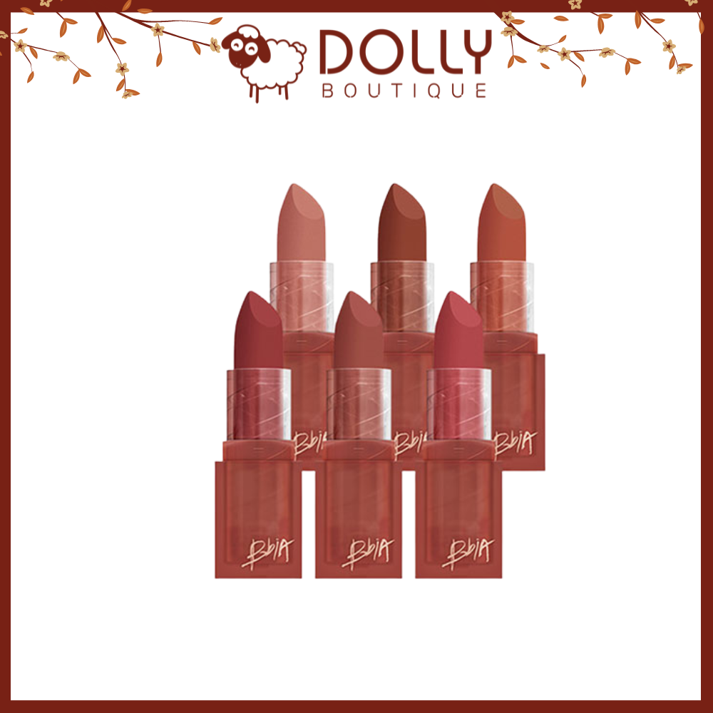 Son Thỏi Lì Bbia Last Powder Lipstick #No.05 Just Try ( Màu Hồng Đất ) - 3.5g