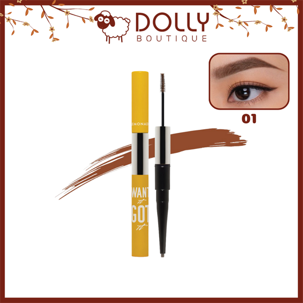 Chì Kẻ Mày 2 Đầu Lemonade Want It Got It Dual EyeBrow