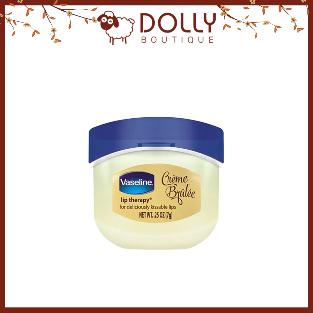 Dưỡng môi Vaseline Lip Therapy Mini - Creme Brulee 7g