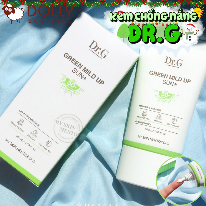 Kem Chống Nắng Dr.G Brightening Up Sun & Green Mild Up Sun+ SPF50+ 50ml