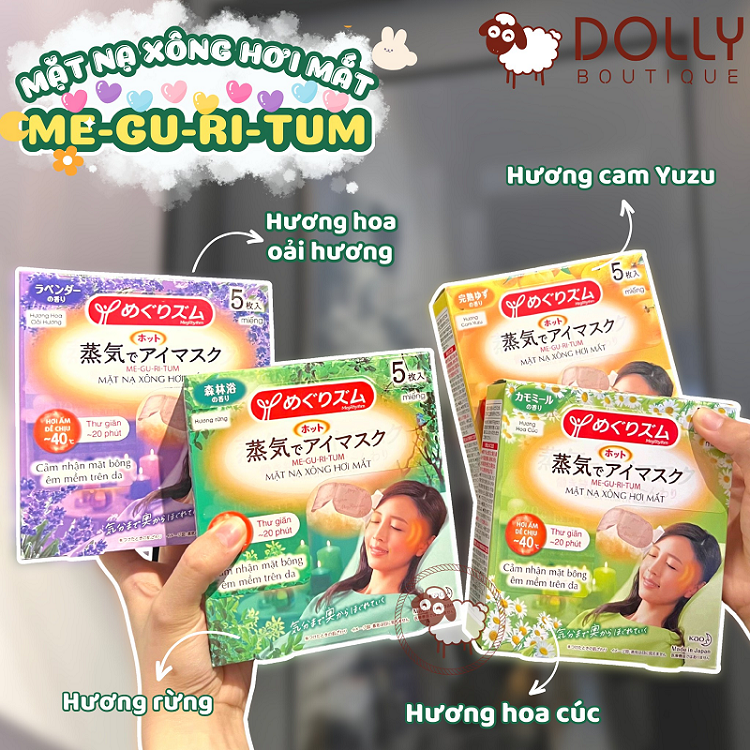 Mặt Nạ Xông Hơi Mắt MegRhythm Hương Rừng 1 Miếng