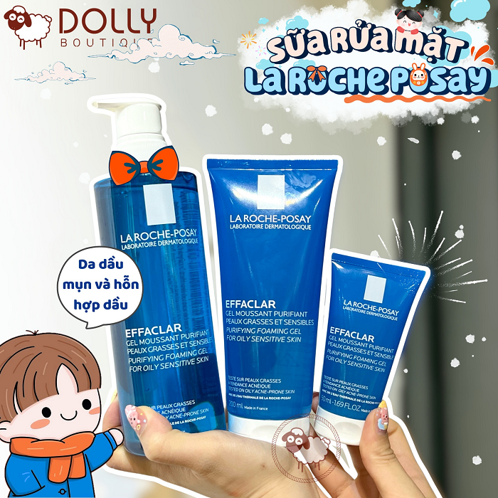 Sữa Rửa Mặt Dành Cho Da Nhạy Cảm La Roche Posay Effaclar Purifying Foaming Gel 200ml