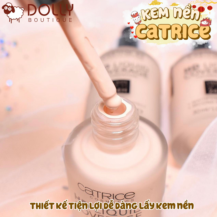 Kem nền Catrice HD Liquid Coverage Foundation 24h 030 - 30 ml