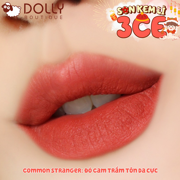 Son Kem Lì 3CE Hazy Lip Clay #Common Stranger 4g