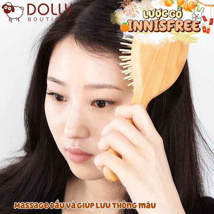 Lược Chải Tóc Innisfree Beauty Tool Paddle Hair Brush