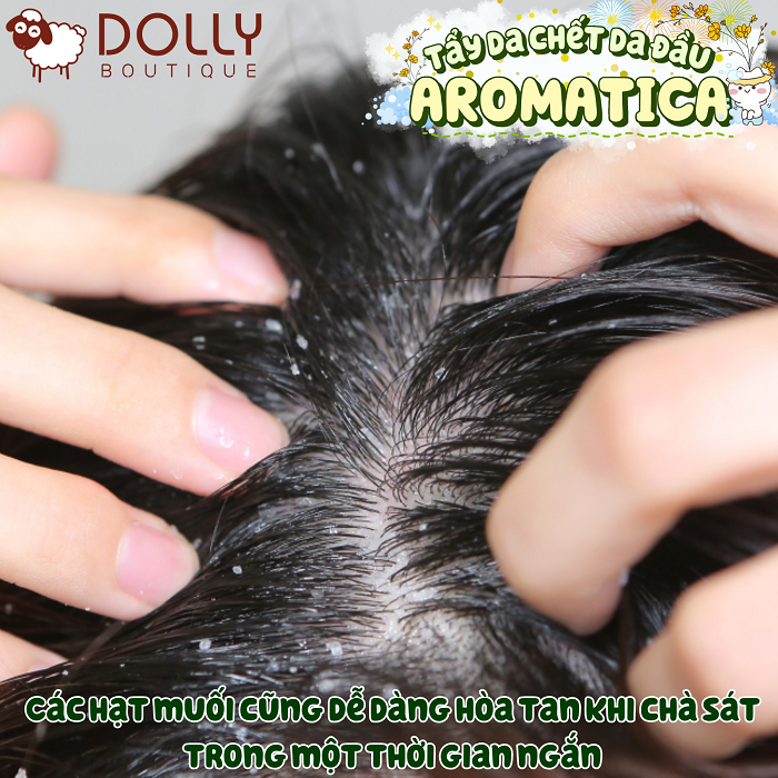 Tẩy Da Chết Da Đầu Aromatica Rosemary Scalp Scrub - 165g