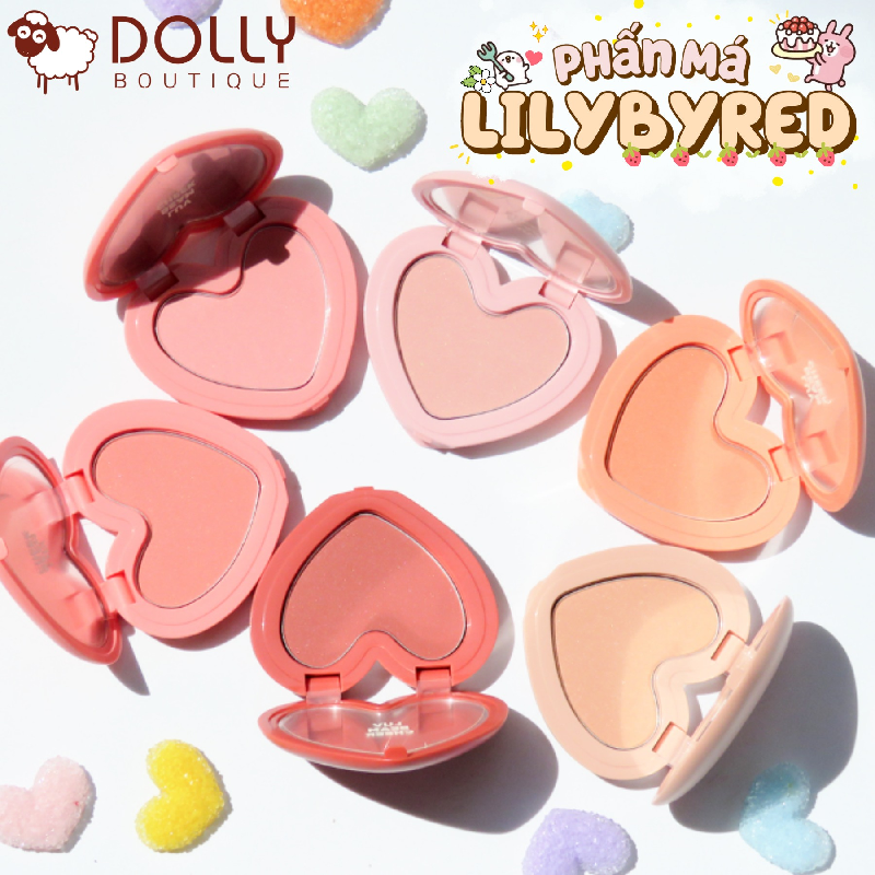 Phấn Má Hồng Lilybyred Luv Beam Cheek #03 Flush Orange ( Tông Cam ) - 4.7g