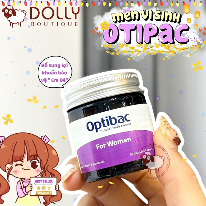Men Vi Sinh Optibac Tím Anh Quốc Optibac Probiotics For Women UK 30 Viên 1225