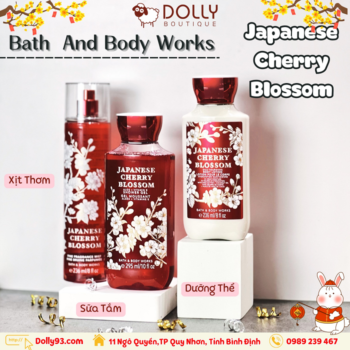 Sữa Dưỡng Thể Bath & Body Works Japanese Cherry Blossom Body Lotion 236ml