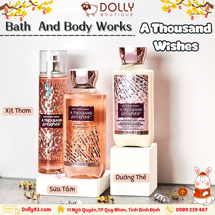 Xịt Thơm Nữ Bath & Body Works A Thousand Wishes Fine Fragrance Mist 236ml