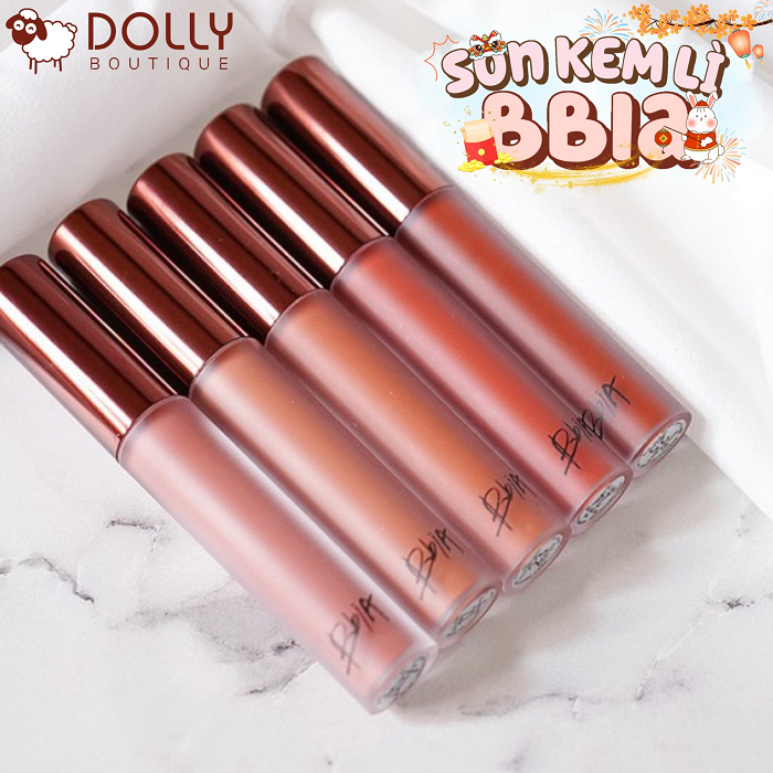 Son Kem Lì Bbia Last Velvet Lip Tint #24 Trendy Note (Màu Đỏ Trầm Nhẹ) -5g