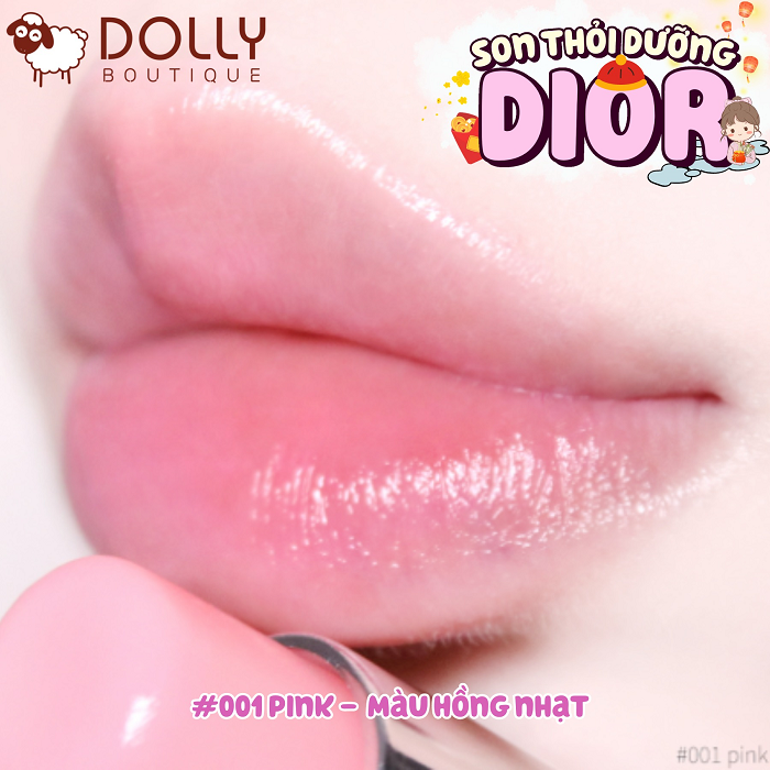 Son Dưỡng Christian Dior Addict Lip Glow Reviver Lip Balm #001 Pink ( Màu Hồng )- 3.5g