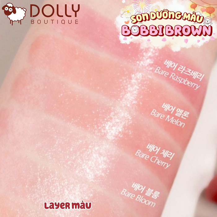 Son Dưỡng Bobbi Brown Extra Lip Tint #Bare Punch (Màu Hồng Cam) - 2.3g