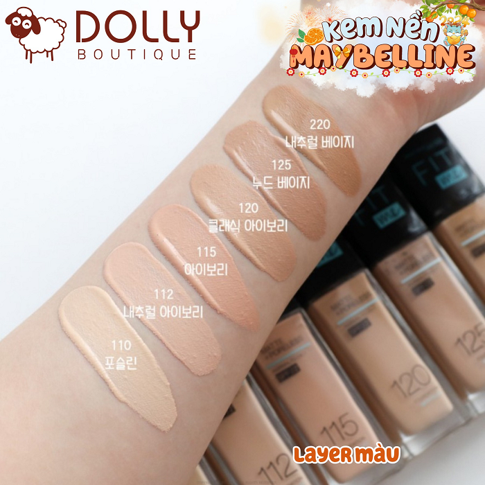 Kem Nền Maybelline Fit Me Matte Poreless Foundation SPF 22 #120 Classic Ivory