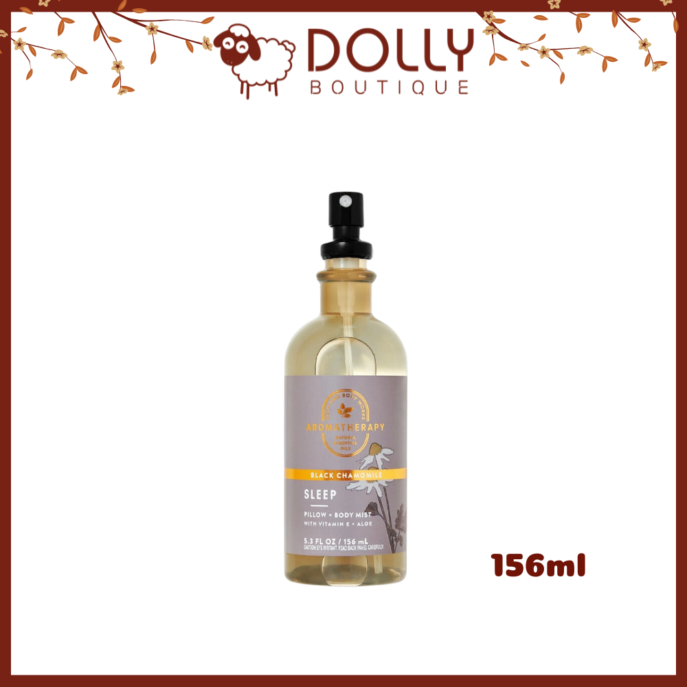 Xịt Thơm Gối Bath and Body Works Aromatherapy Black Chamomile -156ml
