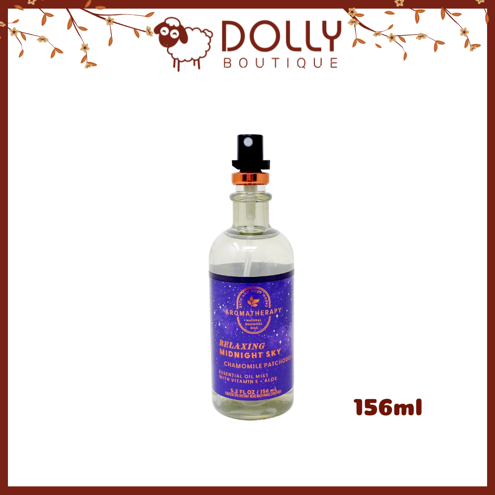 Xịt Thơm Gối Bath & Body Works Aromatherapy Relaxing Midnight Sky 156ml