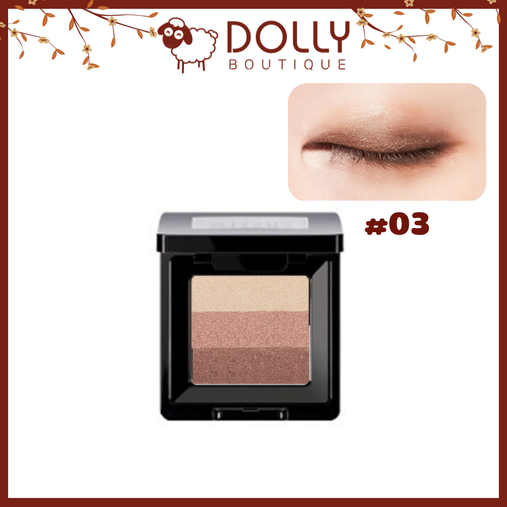 Phấn Mắt 3 Màu Missha The Style Triple Perfection Shadow #3 Mocha Beige - 4g
