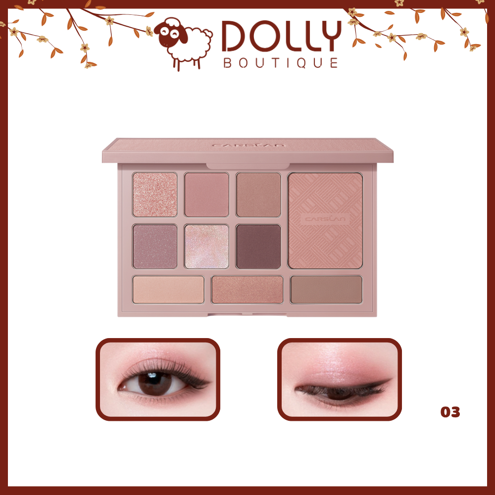 Bảng Phấn Mắt Carslan Silky Twinkle Comprehensive Palette 18g